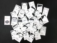 Impression en multiséries sur papier couché mat + pelliculage mat