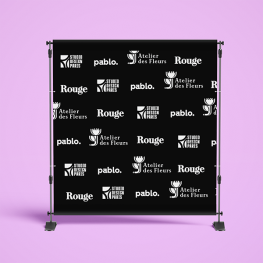 Backdrop and fabric display