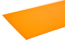 Pantone orange vif avec pelliculage mat