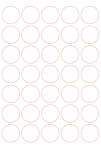 Template ronds 5cm