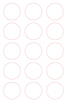 Template ronds 7cm