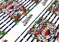 BAT simple pour Jean-Paul Gaultier sur papier épais 500g lisse.