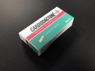 Fausse boîte de médicament pour le tournage d'un film - Impression UV à plat sur papier Old Mill 300g