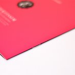 Brochure impression Pantone rose + noir + pelliculage mat de la couverture