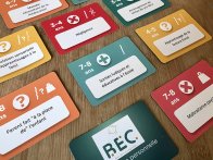 Jeu de cartes de développement chez les enfants