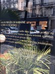 Bam karaoke Paris : lettrage adhésif doré