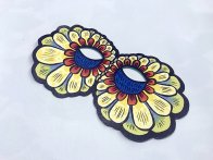 Masques imprimés sur papier texturé