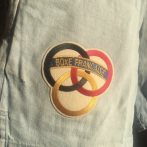 Embrodery on a pair of jeans