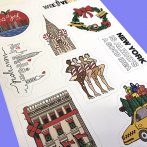 Sticker avec plusieurs découpe sur une même planche (sur devis uniquement)