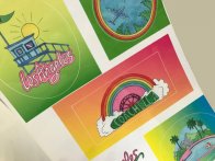 Stickers en planche pour Heineken sur vinyle résistant