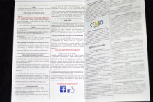 Ne marquez pas visuellement un pli (ici un trait) et écartez vos informations du pli : on ne sait jamais exactement où il va tomber.