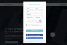 Inscription simple et gratuite