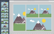Sélectionnez des modèles de présentation préétablis en veillant à bien vérifier le format de document en bas de page