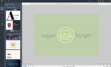 Voici votre plan de travail avec proposition de templates à droite dans 'Modèles"