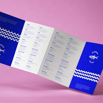 impression dépliant, dépliant résistant, impression menu, menu lavable