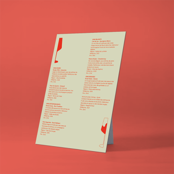 impression PLV comptoir, PLV A4, PLV avec chevalet